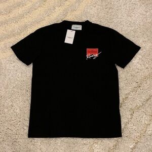 Casablanca Tennis Club Racing Red Logo Black Tee Shirt for Men Size Large